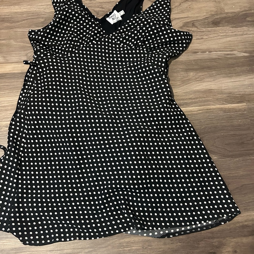 Black and White Polka Dot Dress